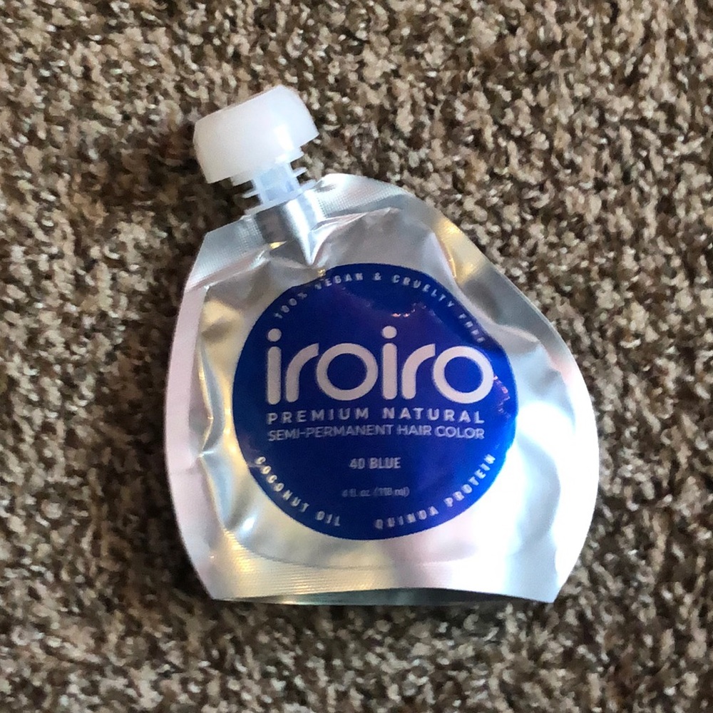Iroiro blue hair dye.